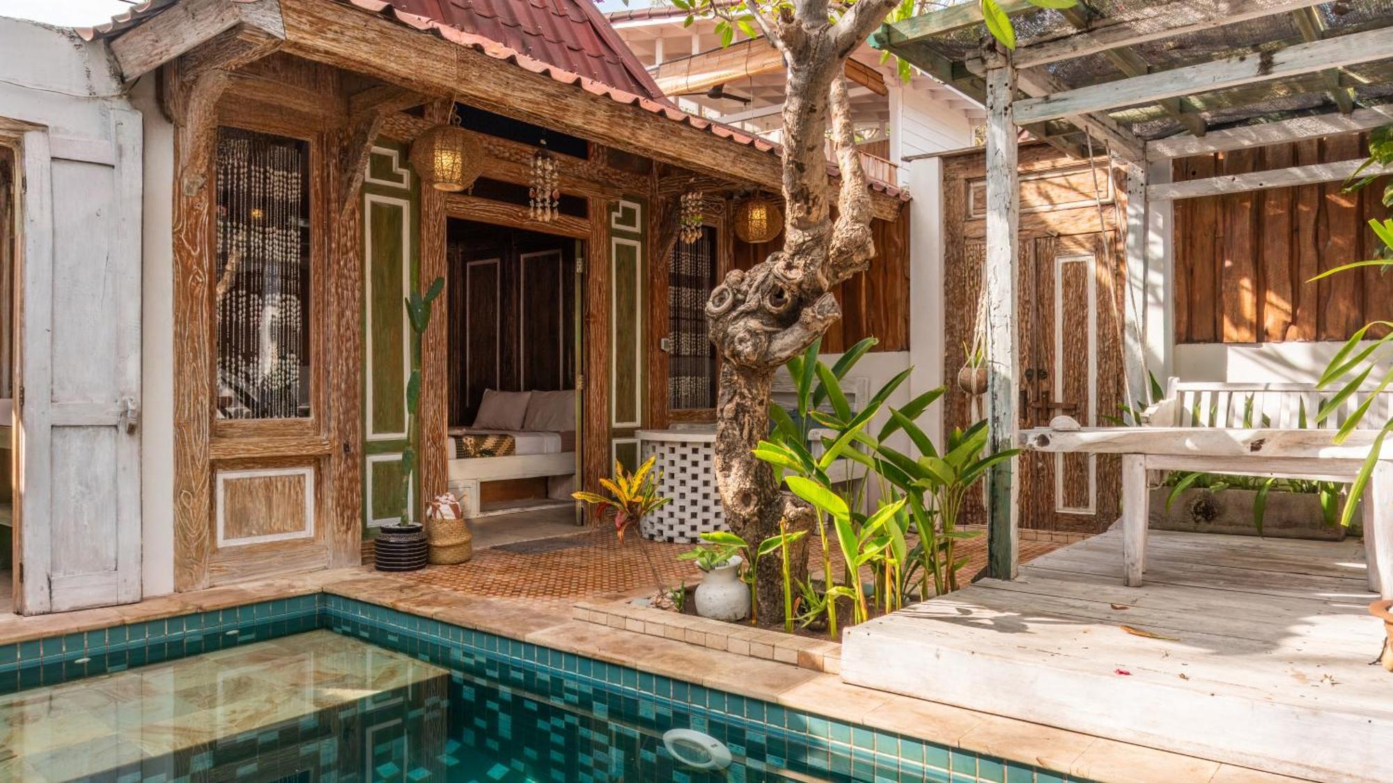 Jawa House Private Villas Гили Траванган Экстерьер фото